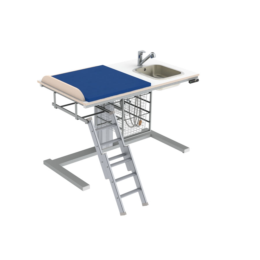 standard baby changing table dimensions