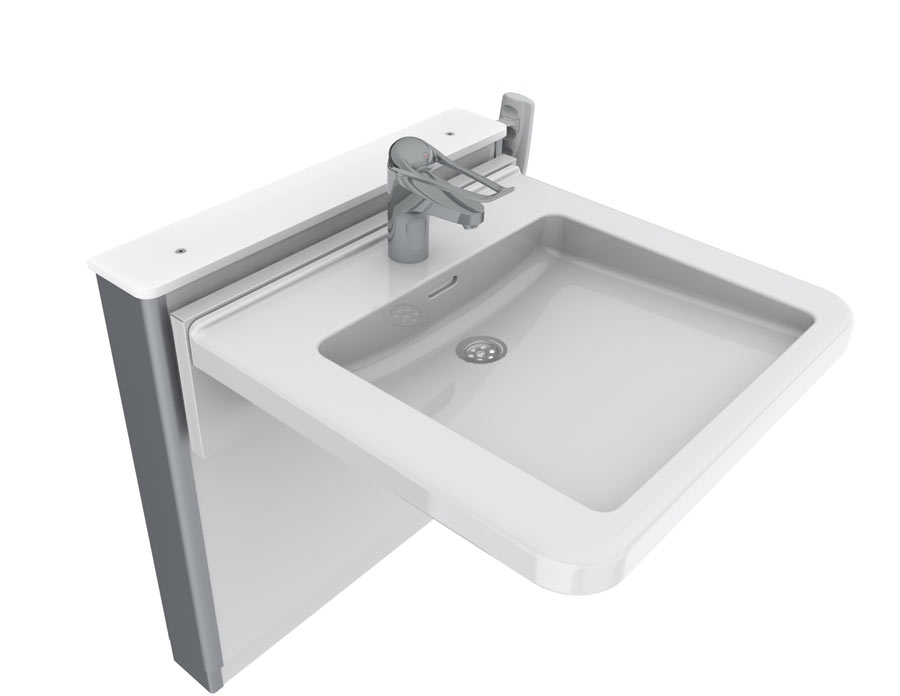 Electric height adjustable washbasin - BASICLINE 415-10