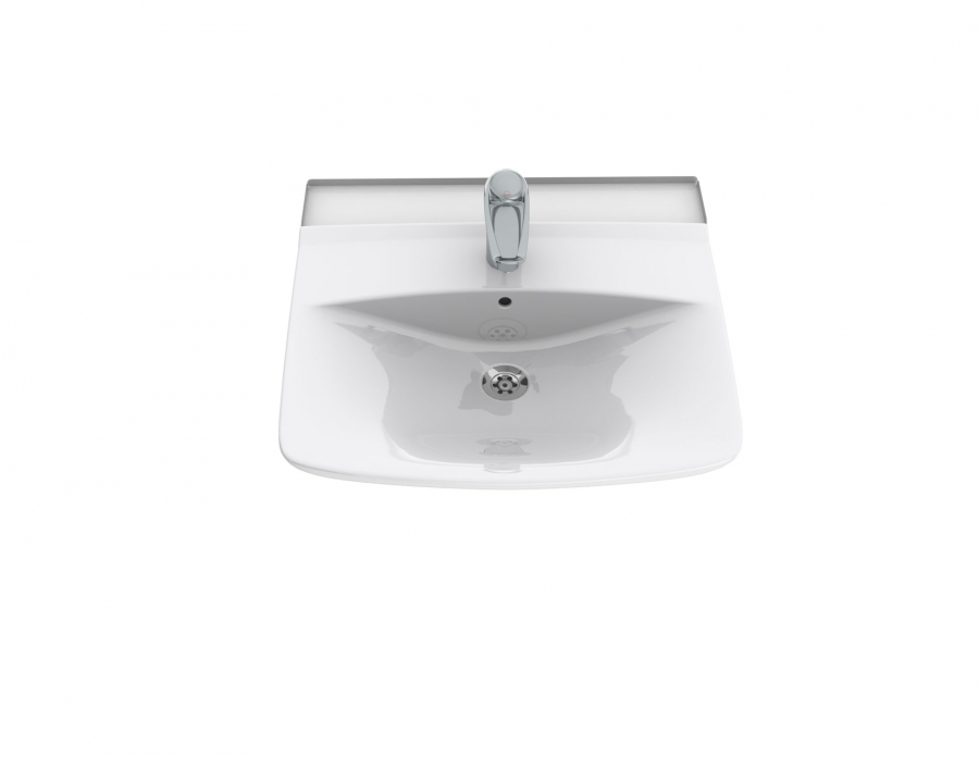 Manually adjustable washbasin with gas spring - BASICLINE 406-11