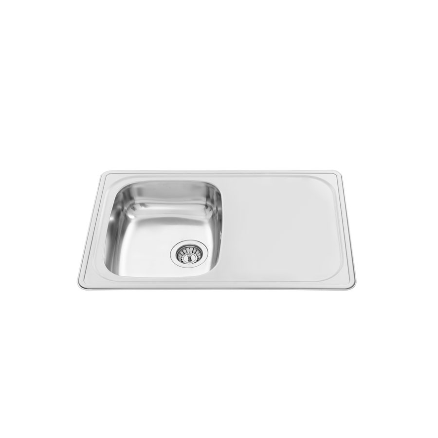 Inset Kitchen Sink Stainless Steel Es15 76 6 Cm Inset Sinks With Shallow Bowl Sinks Taps Granberg Interior Ab Sweden