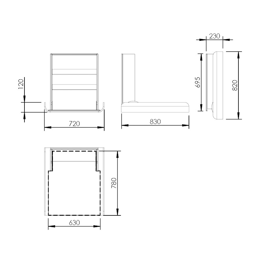 Table A Langer Murale A Hauteur Fixe Pour Bebe 337 Tables A
