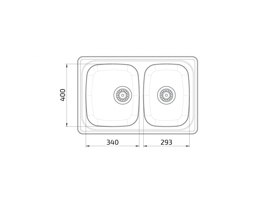 Inset Kitchen Sink Es30 76 6 Cm Inset Sinks With Shallow Bowl Sinks Taps Granberg Interior Ab Sweden