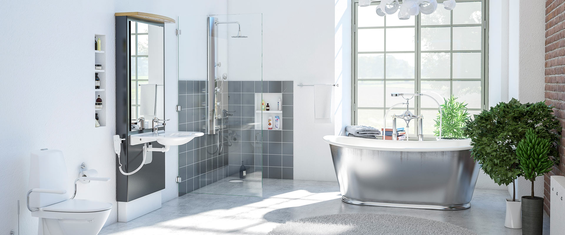 Washbasin lift - Designline 417