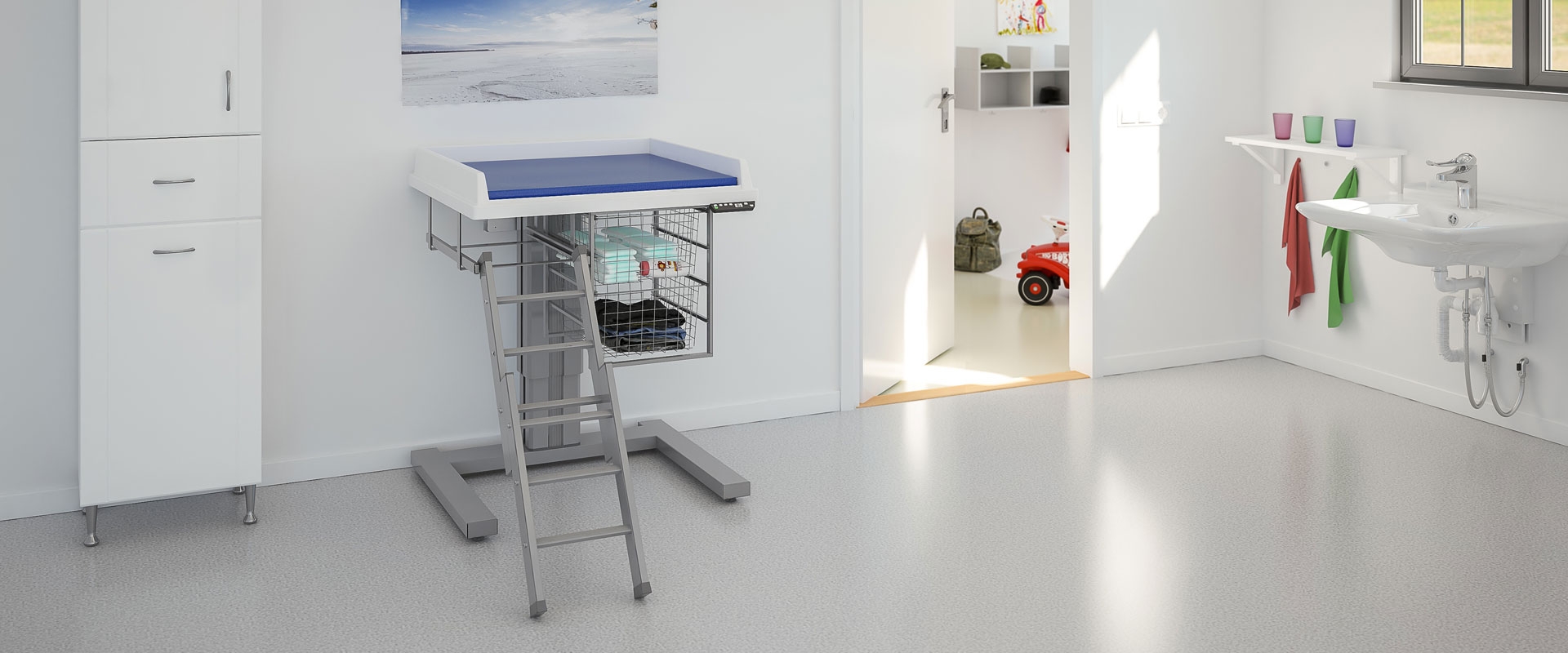 Height Adjustable Changing Table Granberg 333