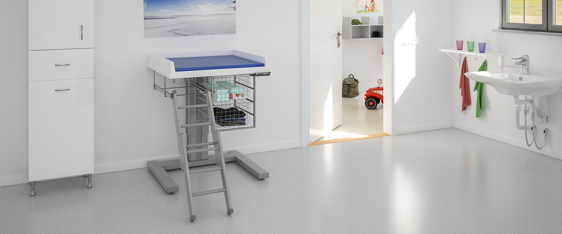 Height Adjustable Changing Table Granberg 333