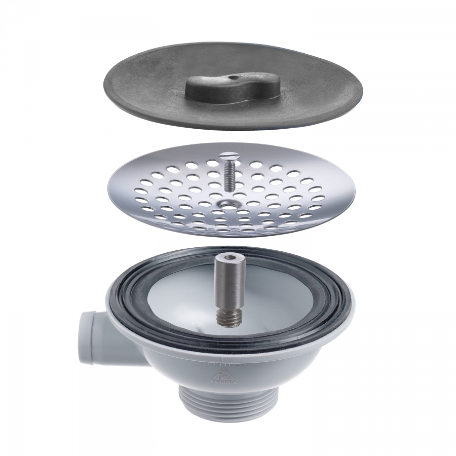 Strainer package for sinks